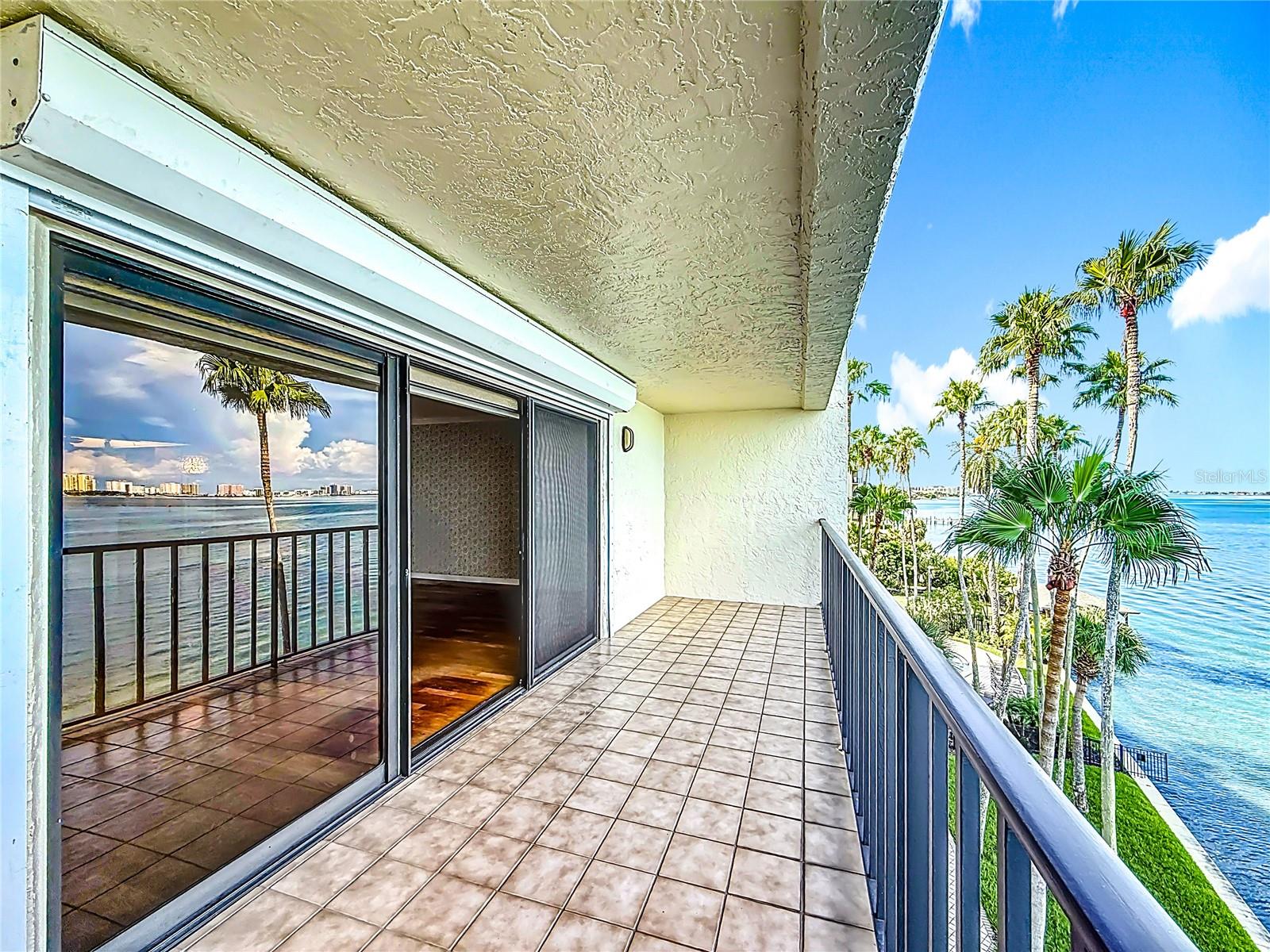 Balcony off the Family room / Kitchen