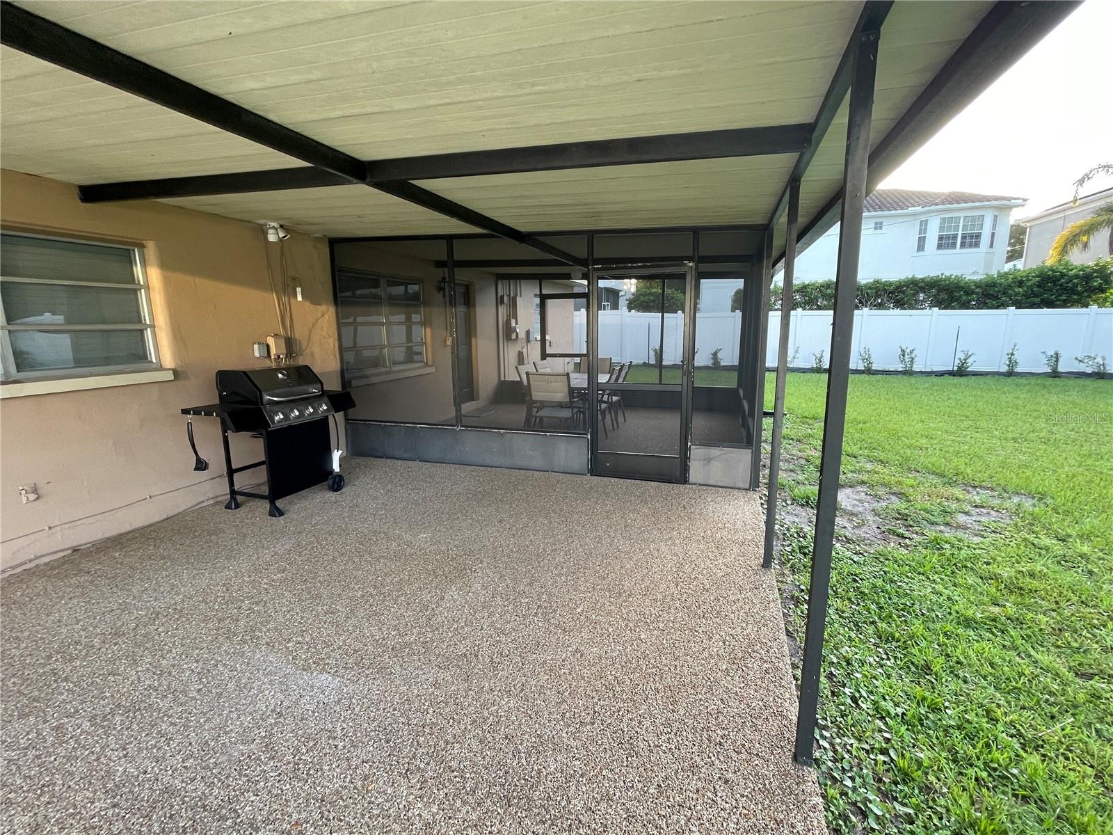 Back Patio and Lanai