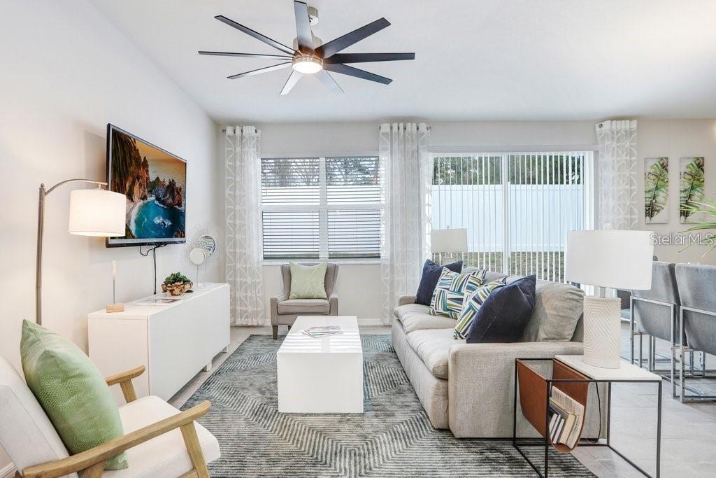 Great Room Great for Entertaining! (photo of model home)