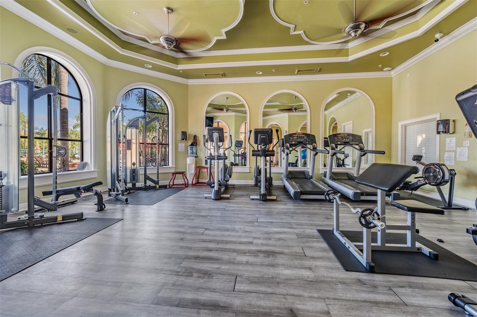 Fitness center located at clubhouse
