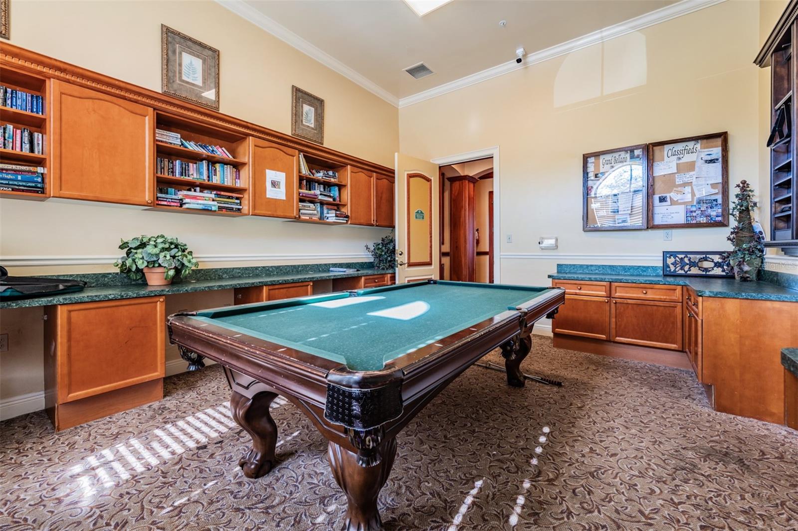 Billiard room