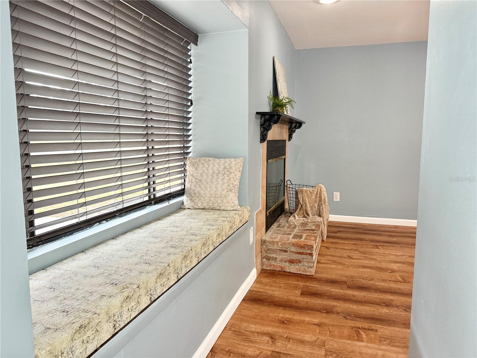Enter to Primary Bedroom with Bench Window Seat