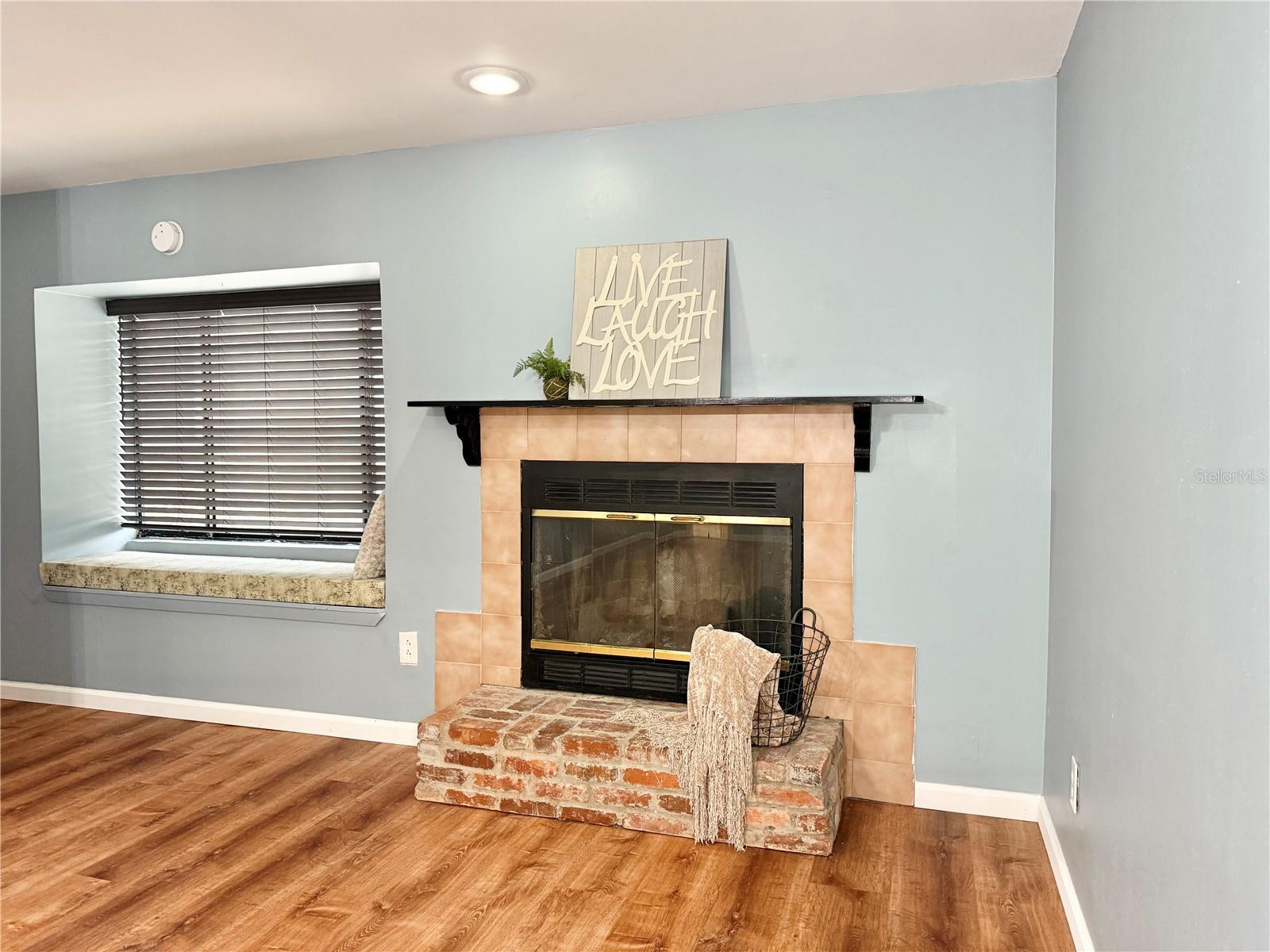 Primary Bedroom - Wood Burning Fireplace