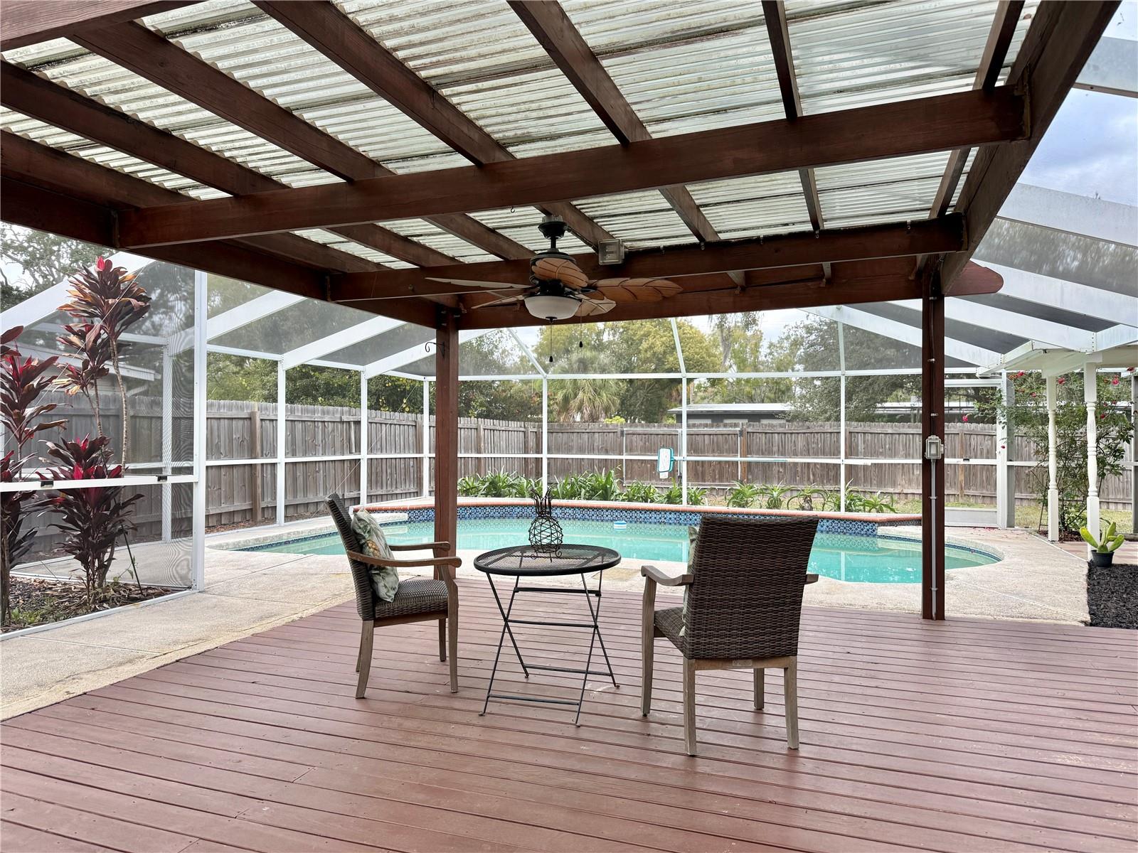 Cover Pool Area - Great Space for Entertaining or BBQ's