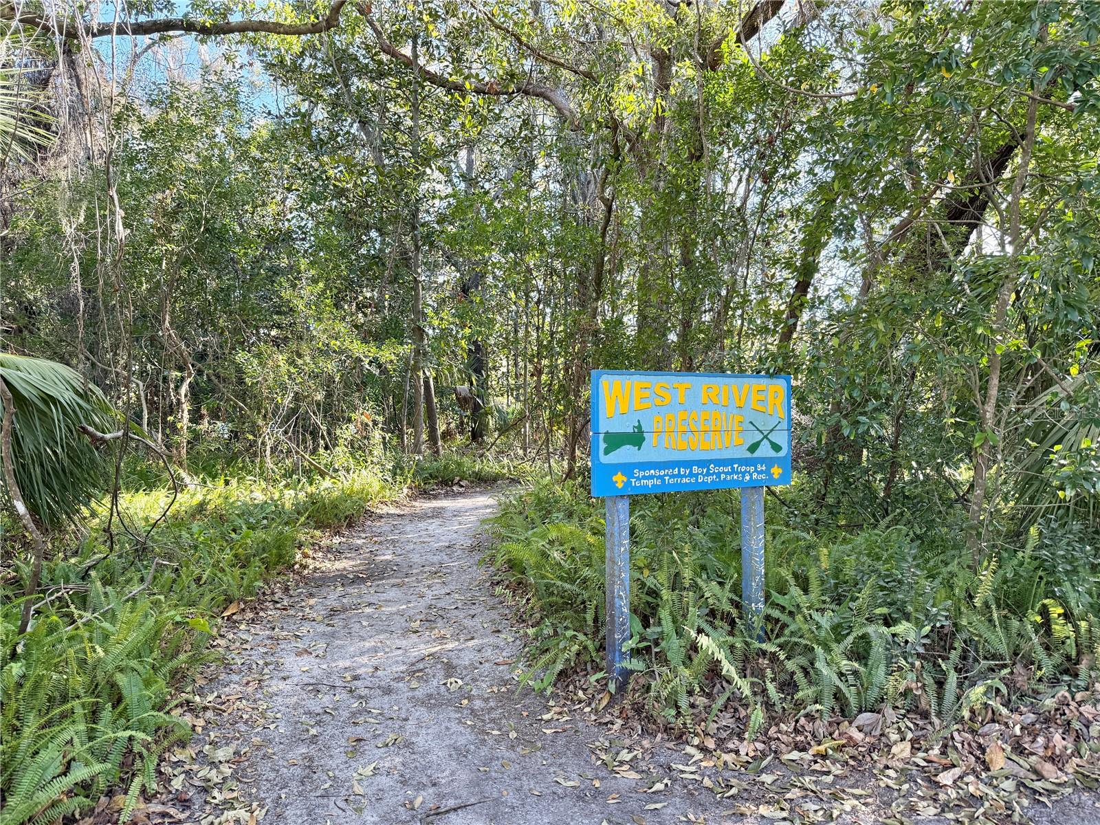 Located Just Minutes from the West River Preserve with Walking Trails Along the Hillsborough River