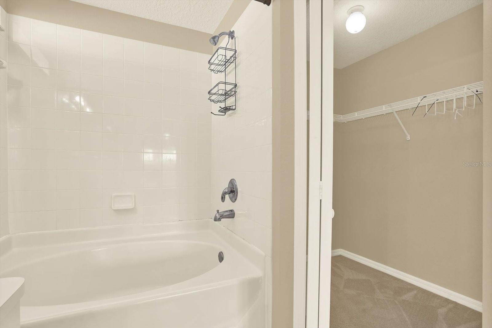 Primary Bath with Walk-in Closet