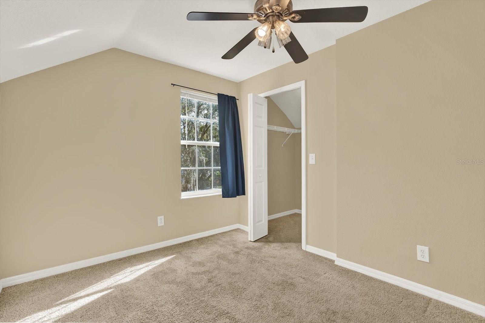 Bedroom 3 with walk-in closet!