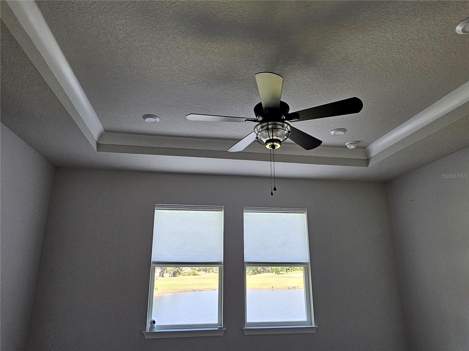 Primary BR Tray Ceiling w/new fan