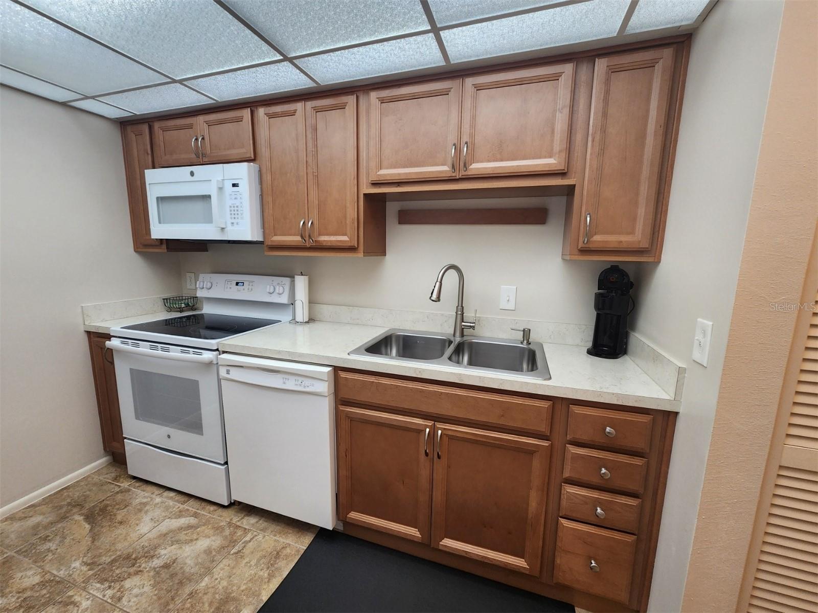 Well lit Galley Kitchen