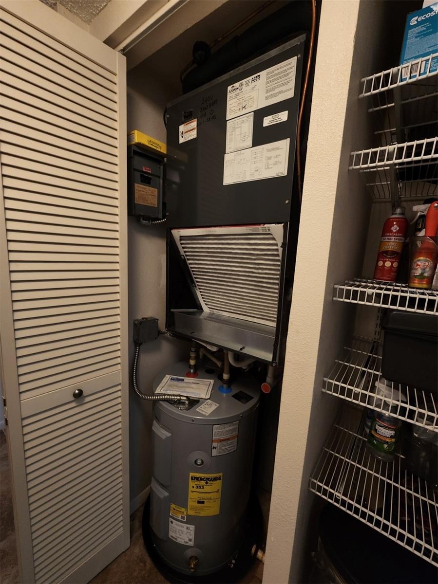 Storage and HVAC Closet