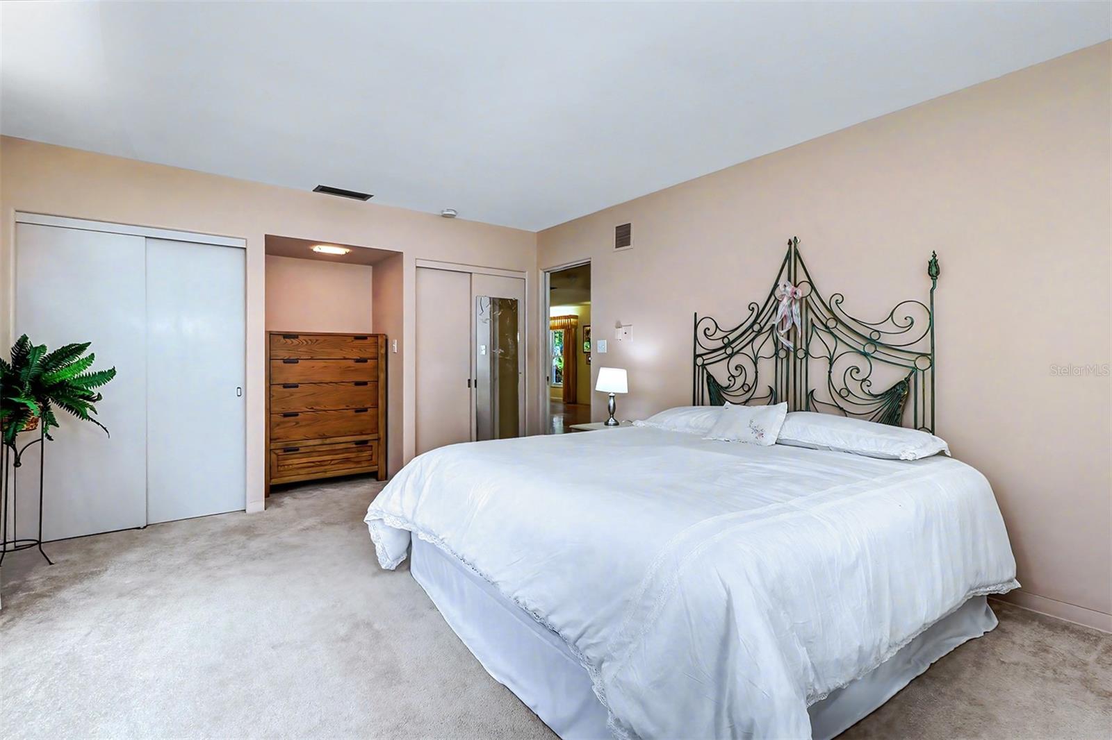 Master Bedroom with double closets