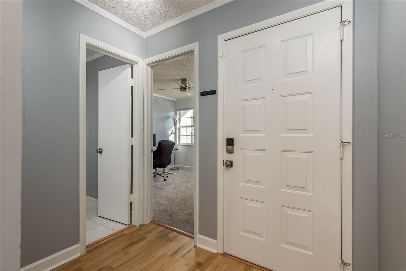 Inside of Front Door& 2nd Bedroom