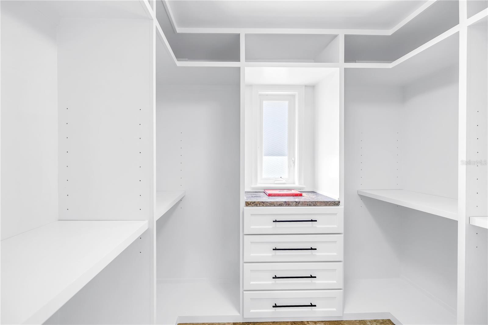 Primary walk in closet