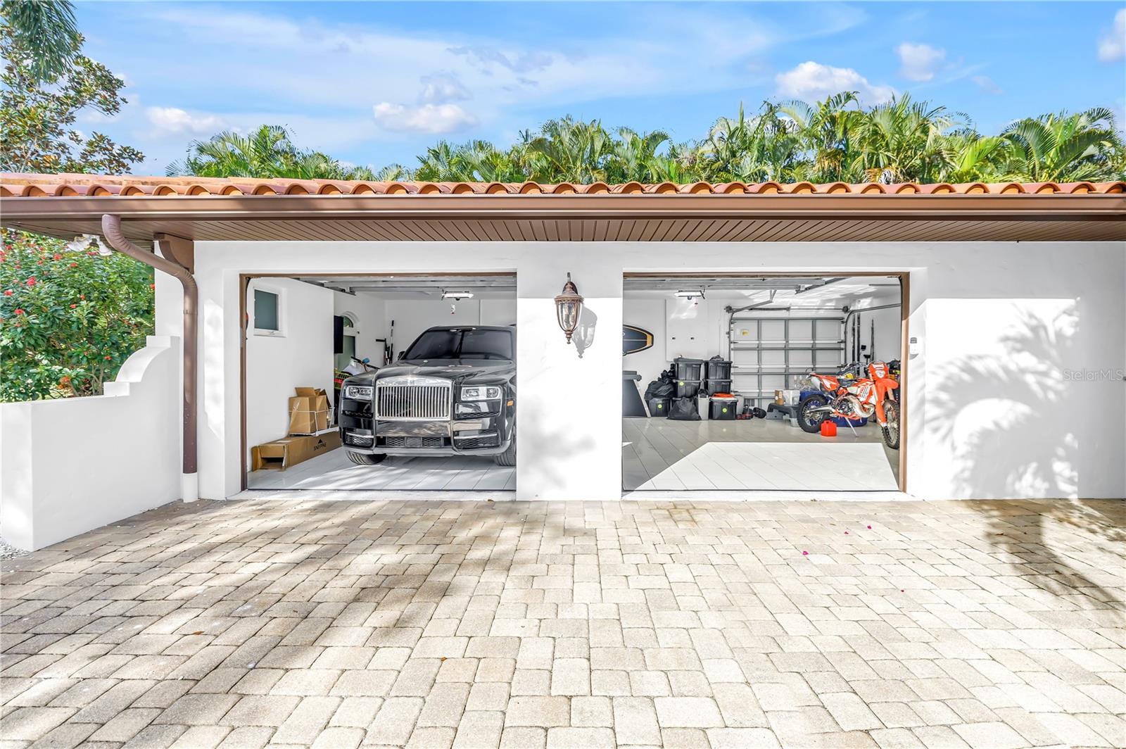Oversized two and half car garage