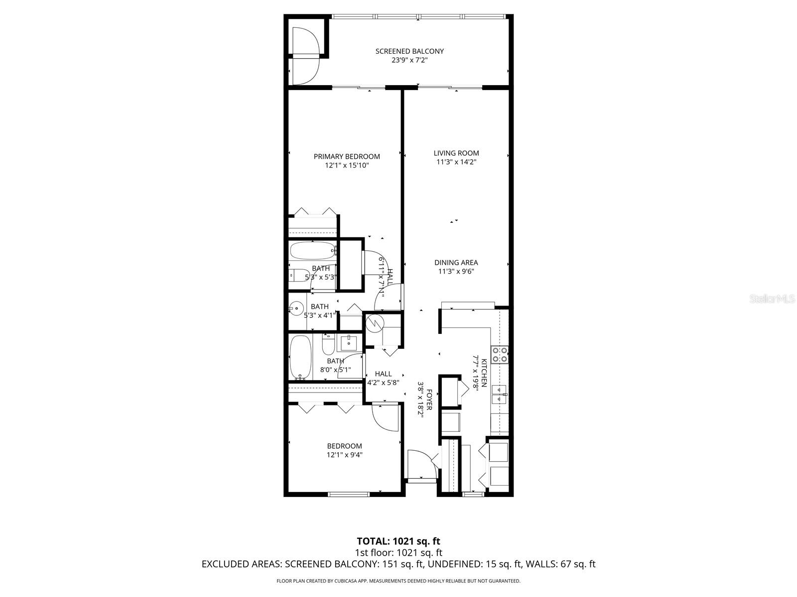 Floor Plan of 803 B