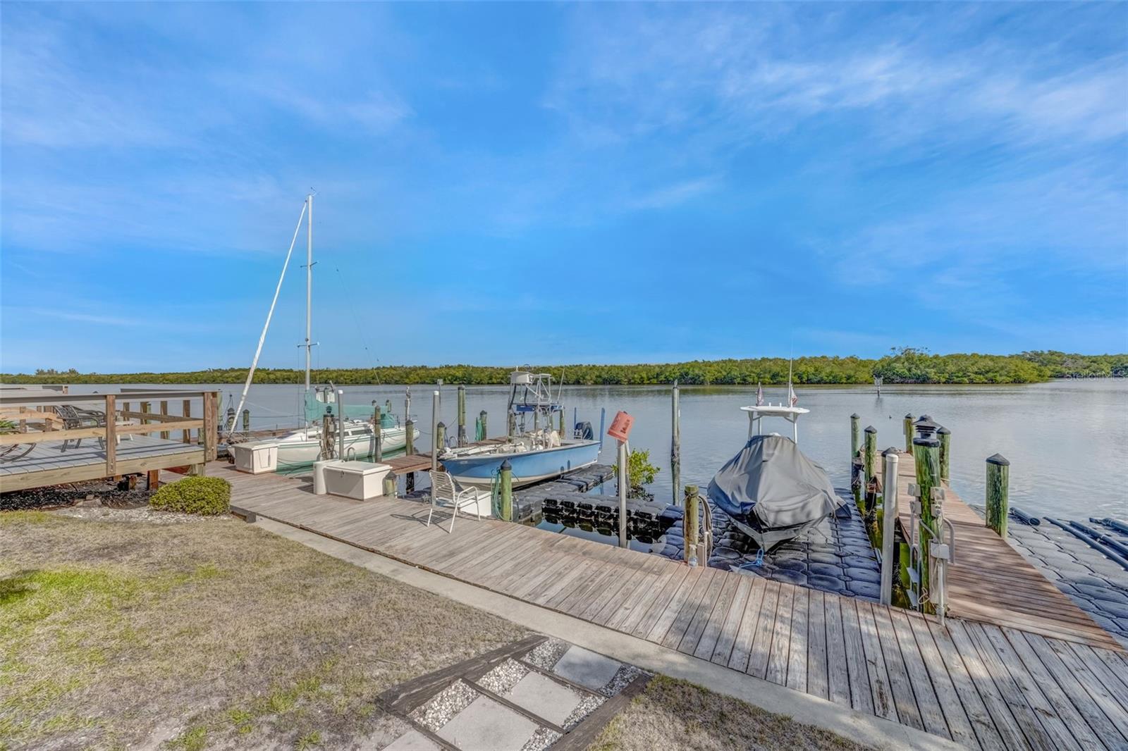View of water from back of building.