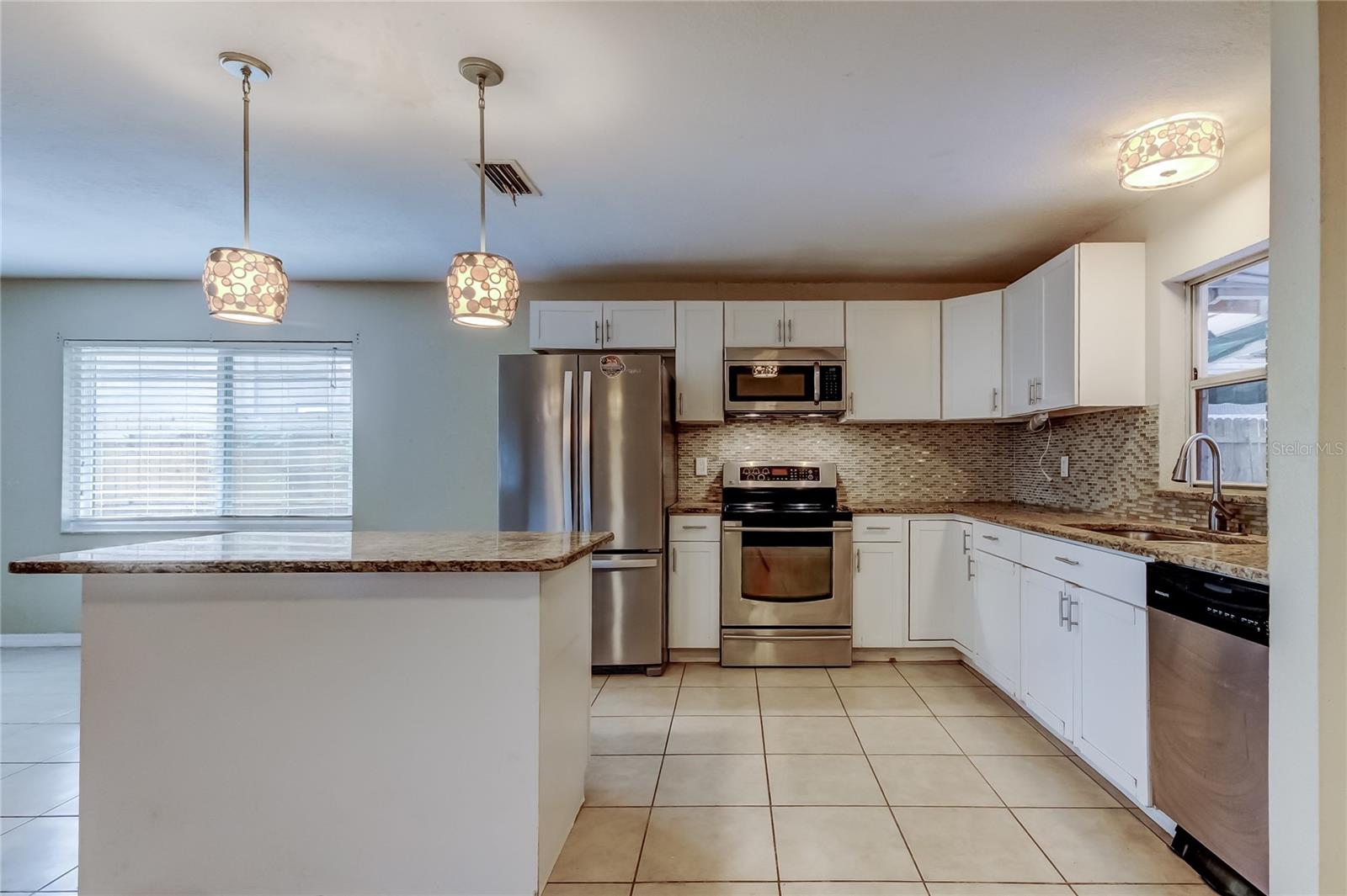 Kitchen looking towards family room.