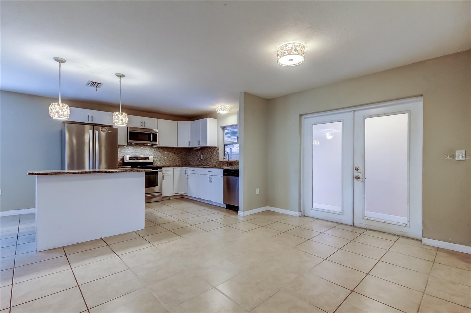 Dining room looking towards kitchen.