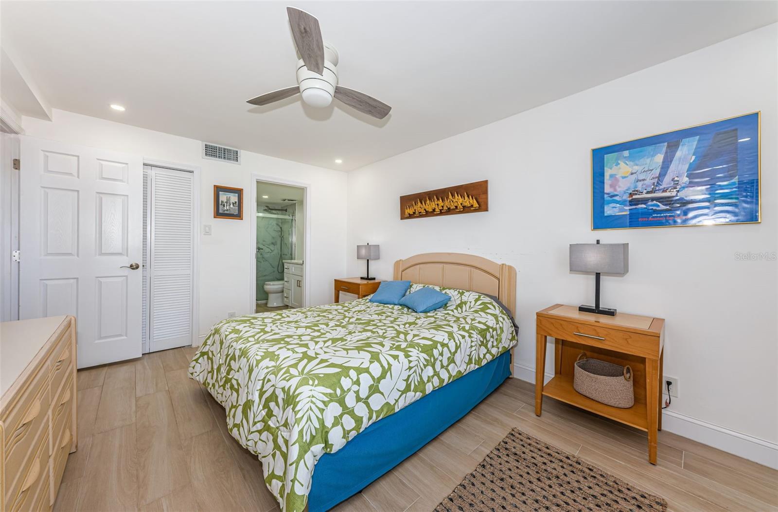 Master bedroom suite