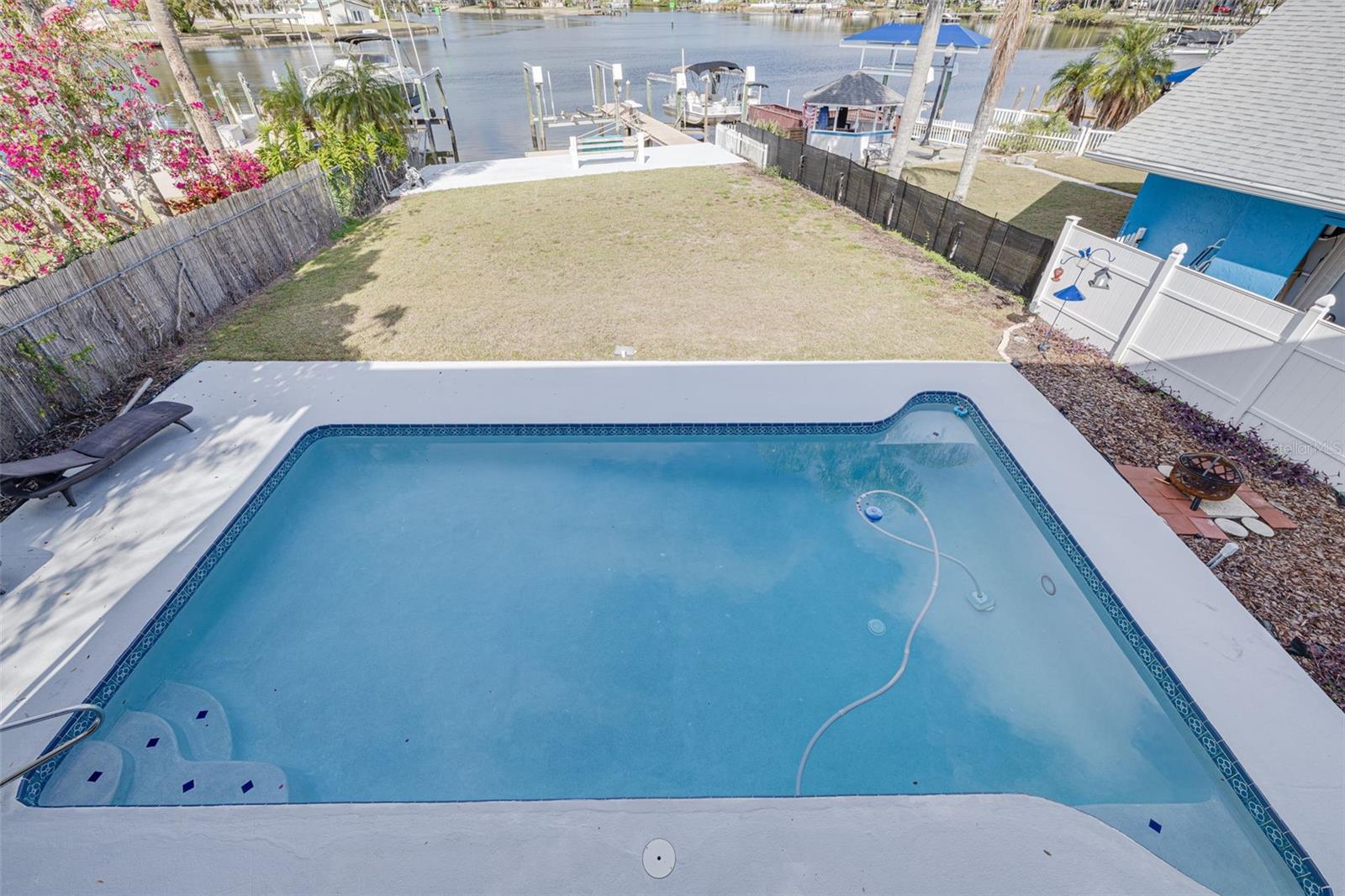 Private upstairs balcony view