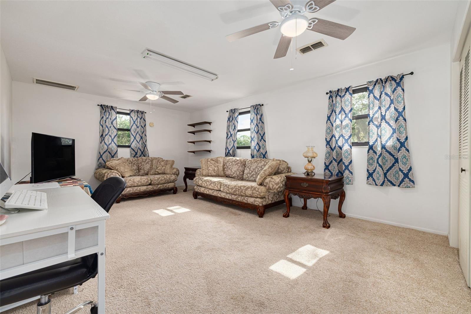 1 of 2 upstairs bedrooms