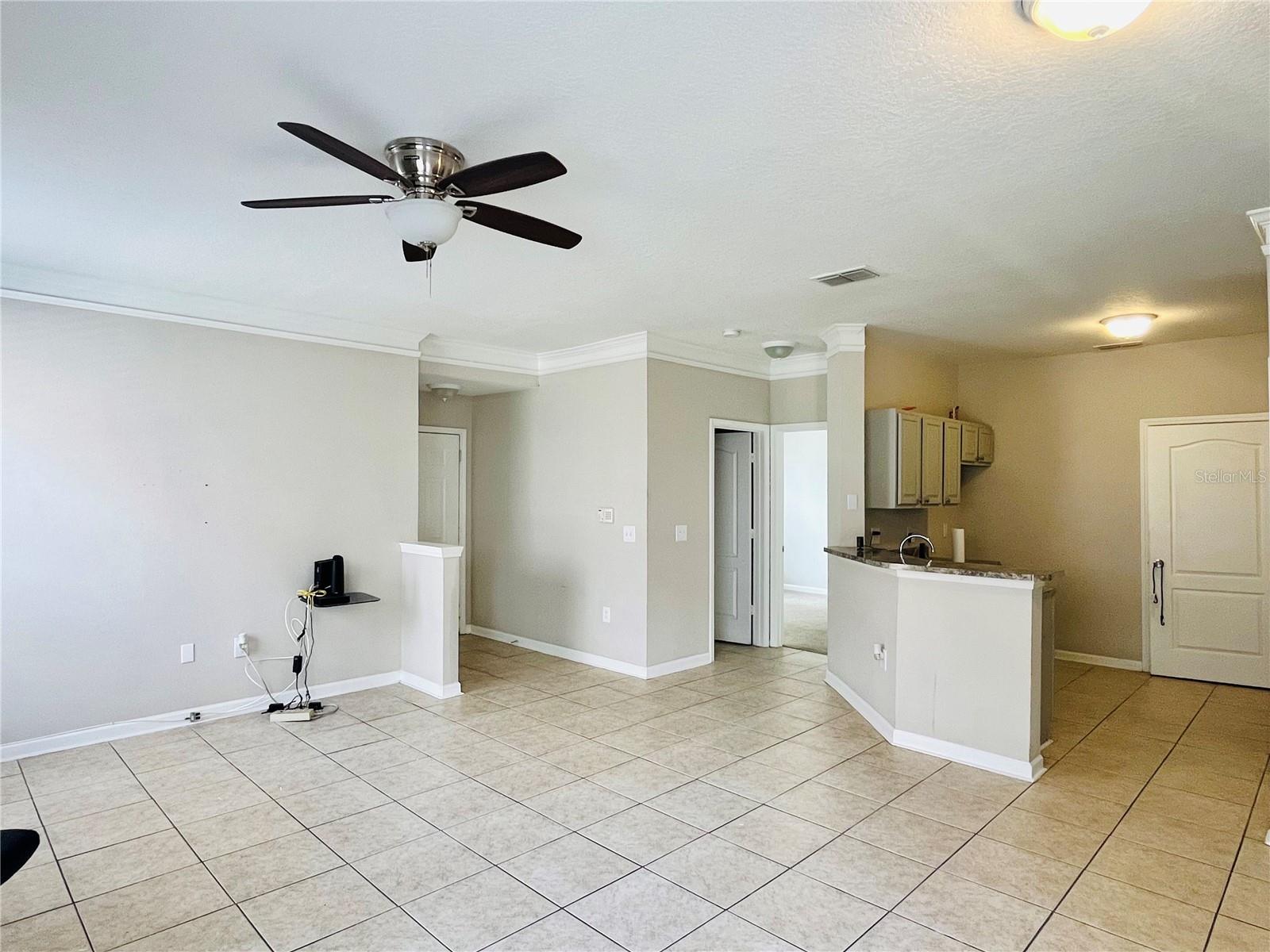 OPEN CONCEPT KITCHEN/LIVING AREA