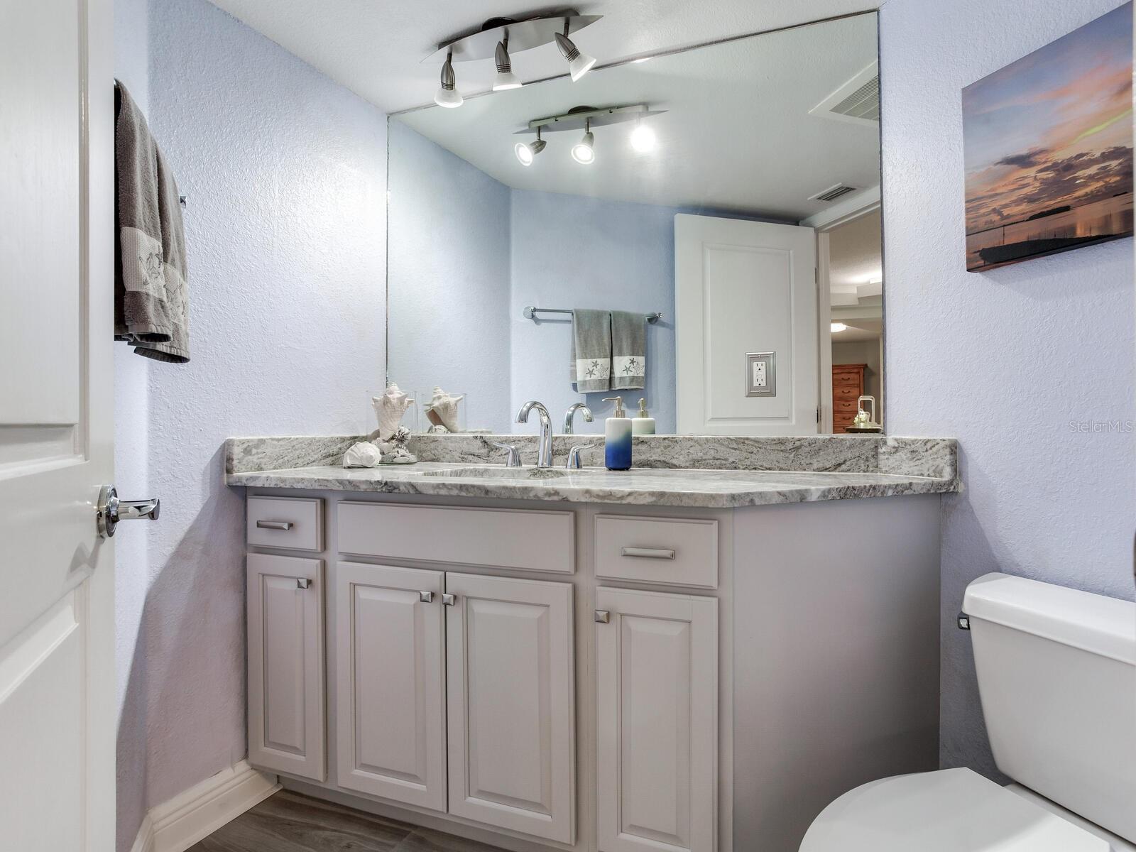 Half Bath off Kitchen