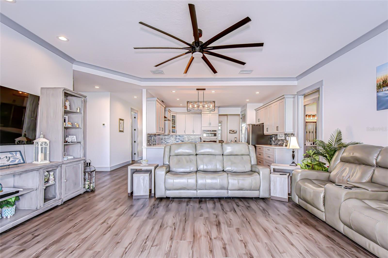 Great room seamlessly connects to the kitchen!