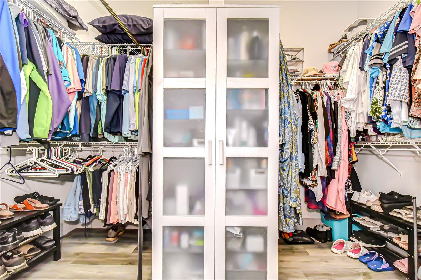 Walk-in closet!