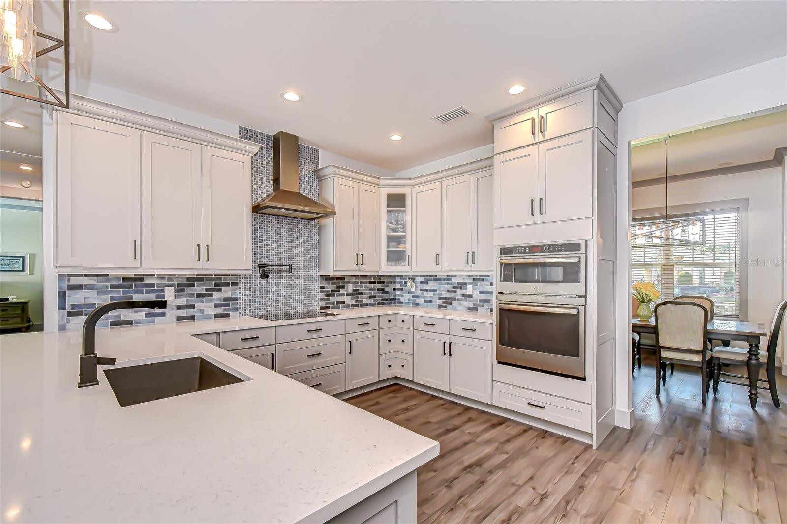 Stainless appliances including a wall mount pot filler!