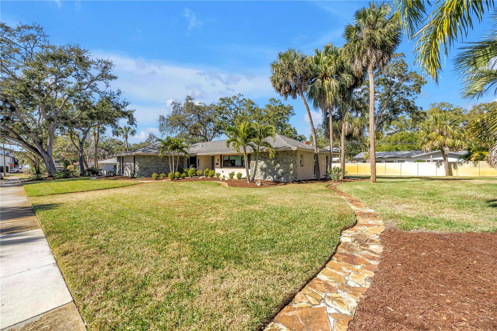 Nearly half an acre on these 3 lots.  A premiere property with unmatched land and privacy.  So rare!