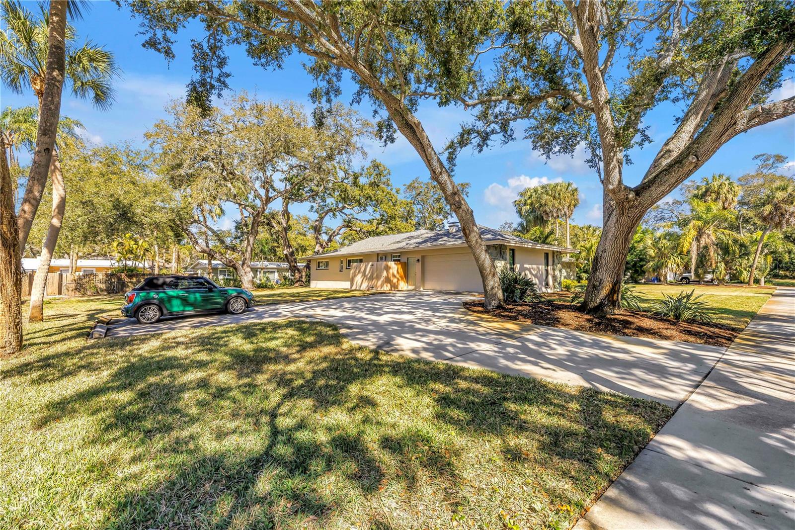 Plenty of parking for guests, multiple drivers and cars, basketball