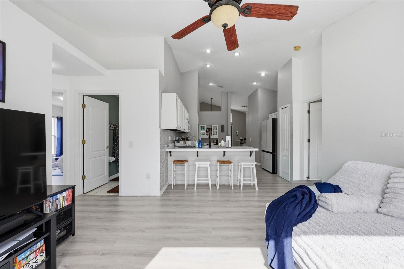 Family Room & Kitchen