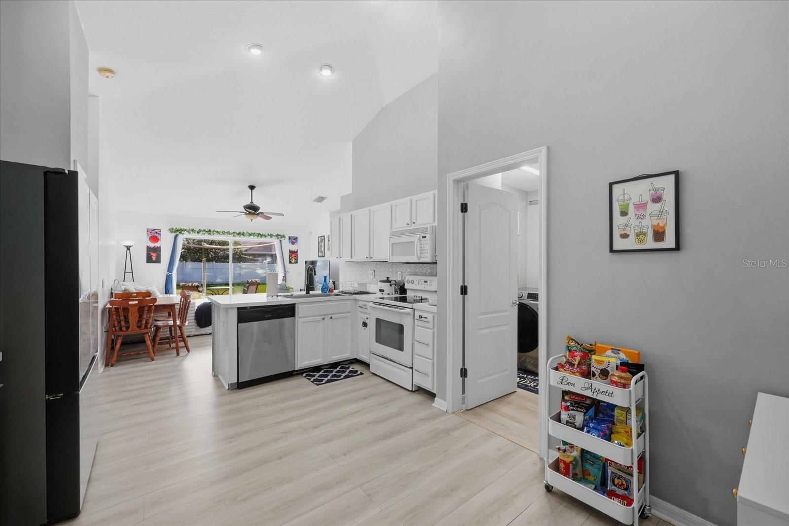 Kitchen Family Room View