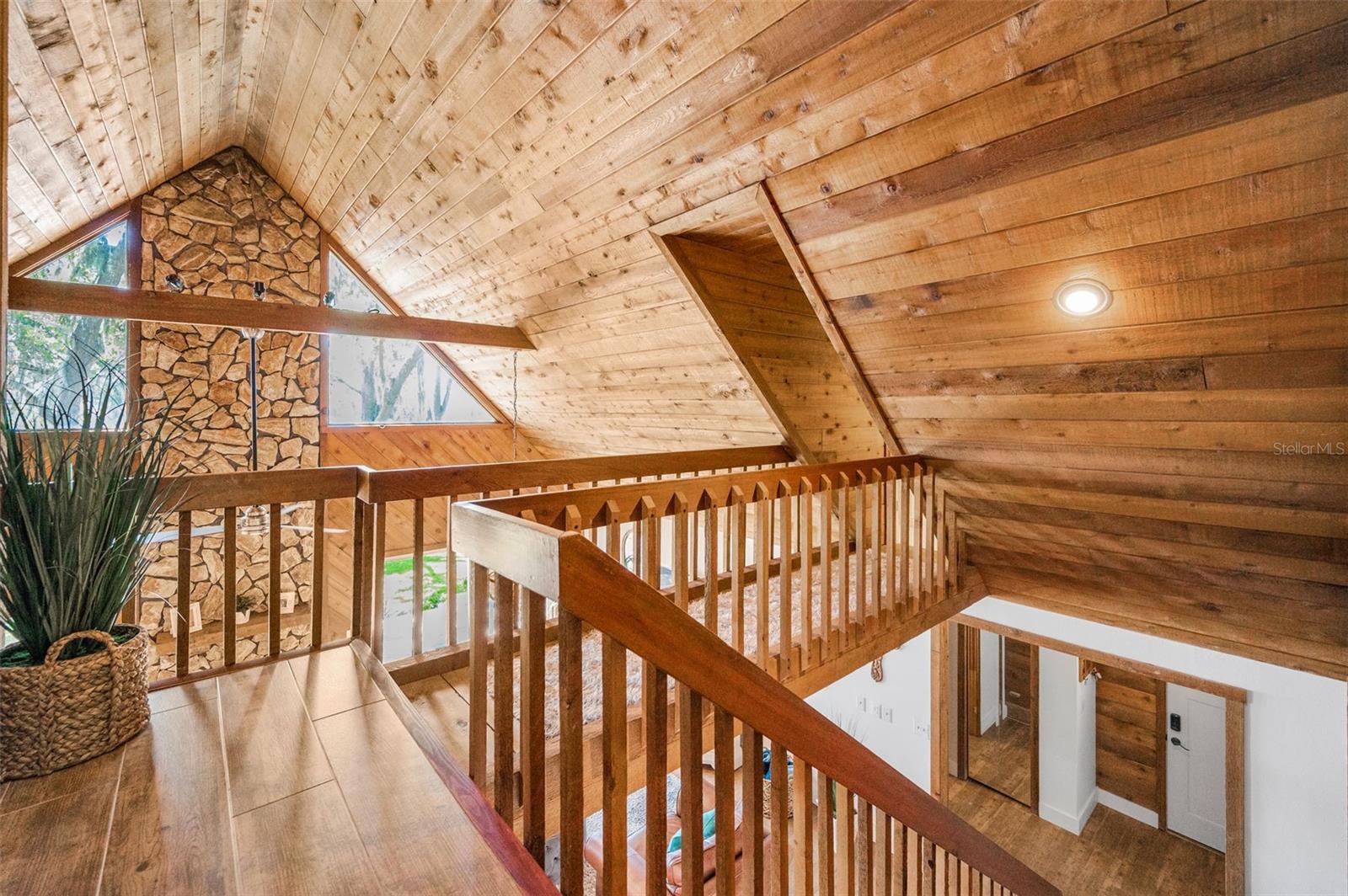 Upstairs Balcony to Bedroom 3 and Primary Suite