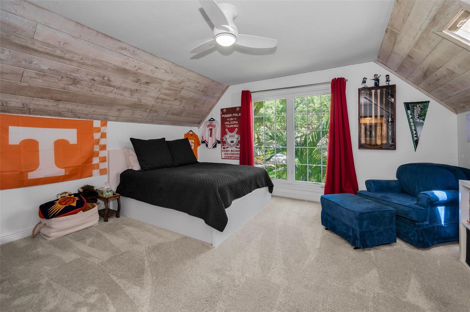 Large Bedroom 3 with Shiplap, Walk in Closet and Ensuite Bath