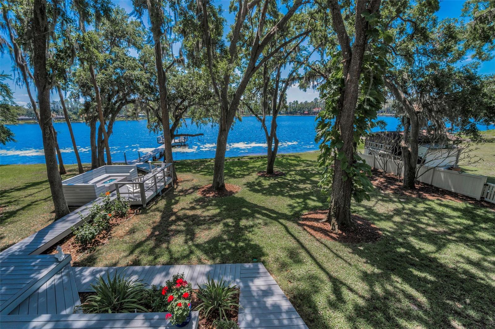 View From Upstairs Balcony