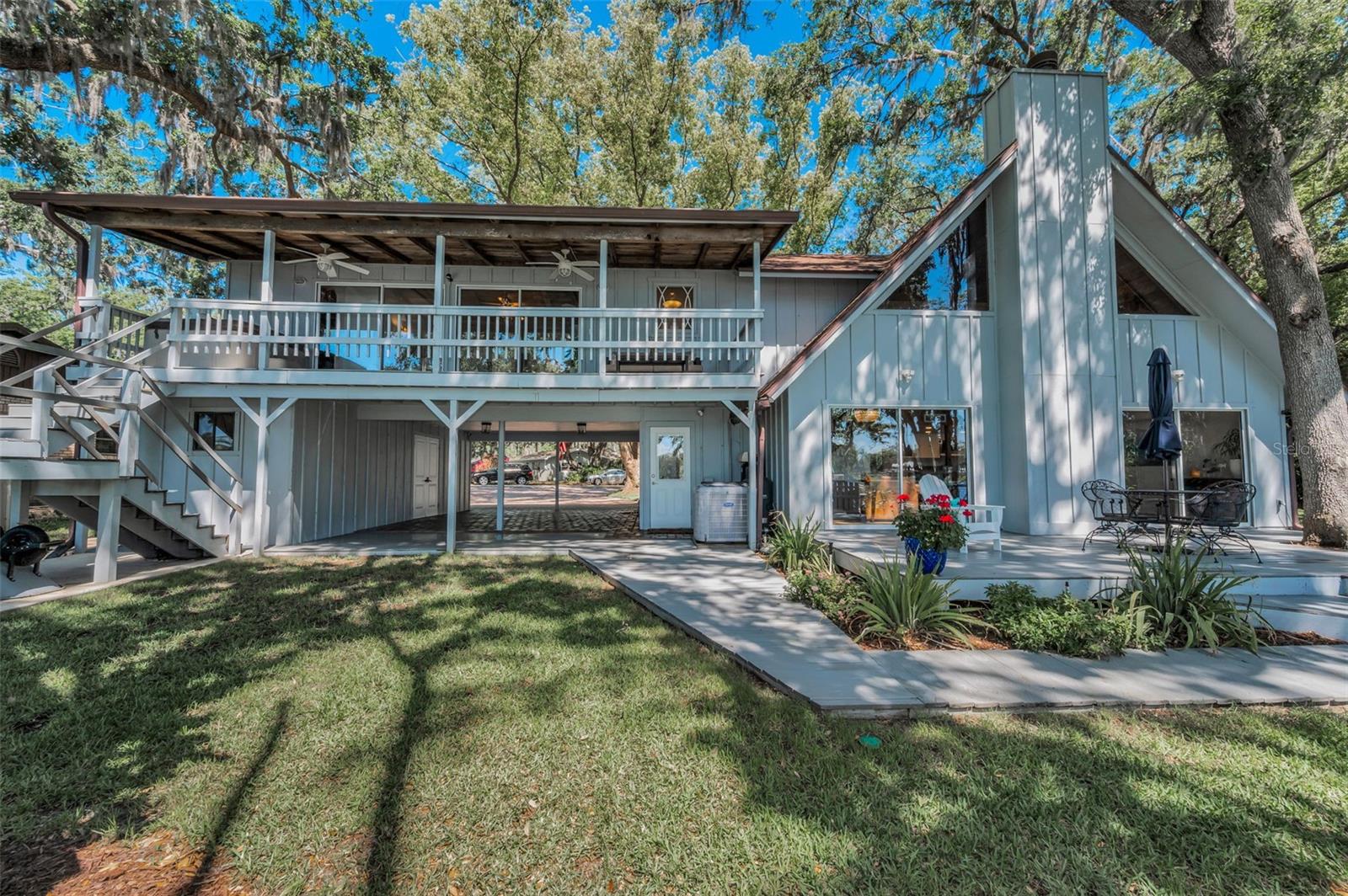 View of the Home From the Rear