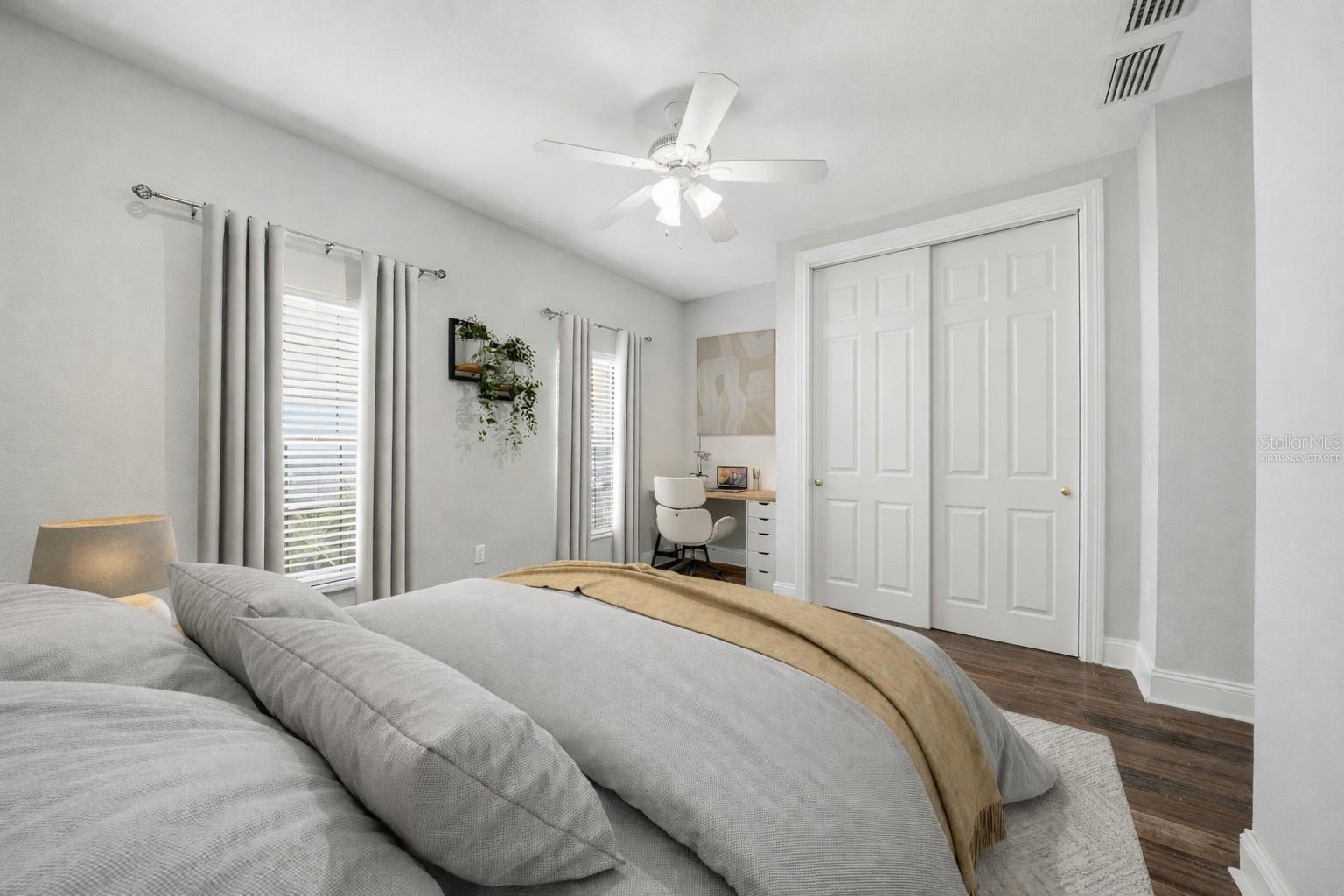 Bedroom 2 Office Nook Virtually Staged