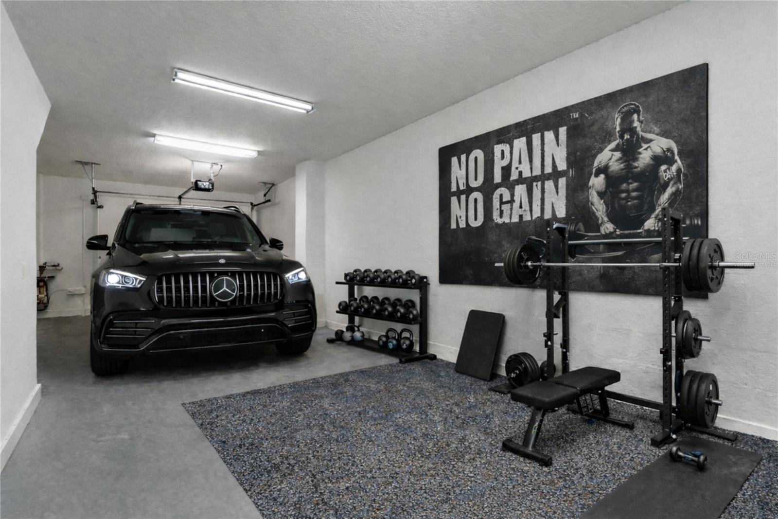 2 Car Tandem Garage Virtually Staged