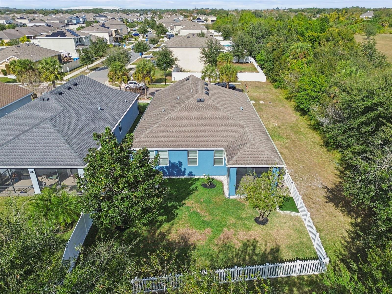 Looking to the north