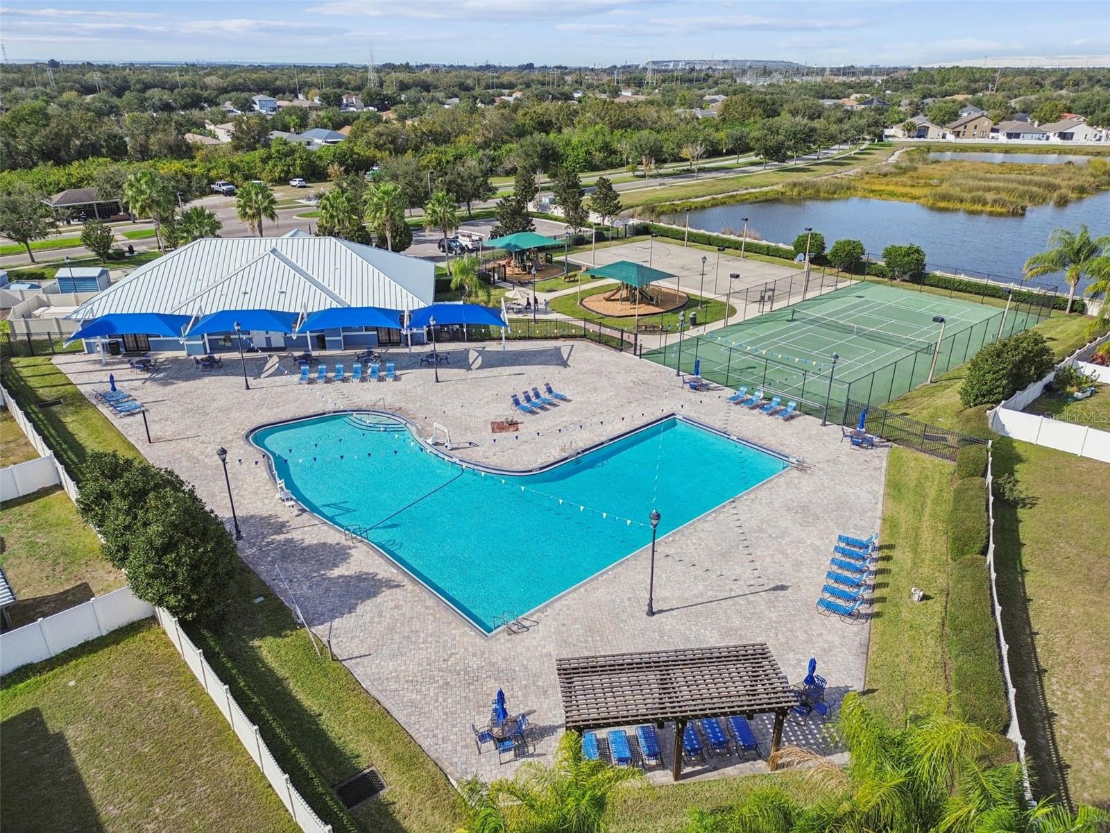Enjoy the pool, tennis, park and more!