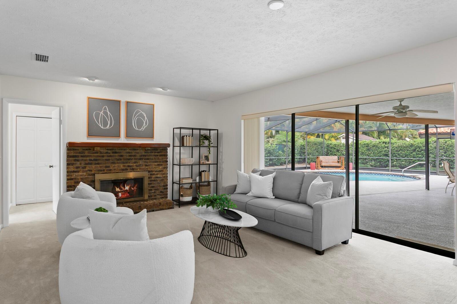 Far Door Leads to Bedroom 4 and Pool Bath