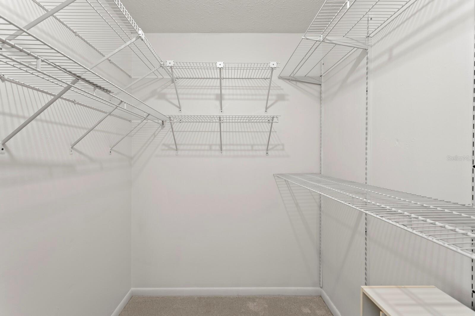 2 Large Walk-in Closets in the Primary Bathroom