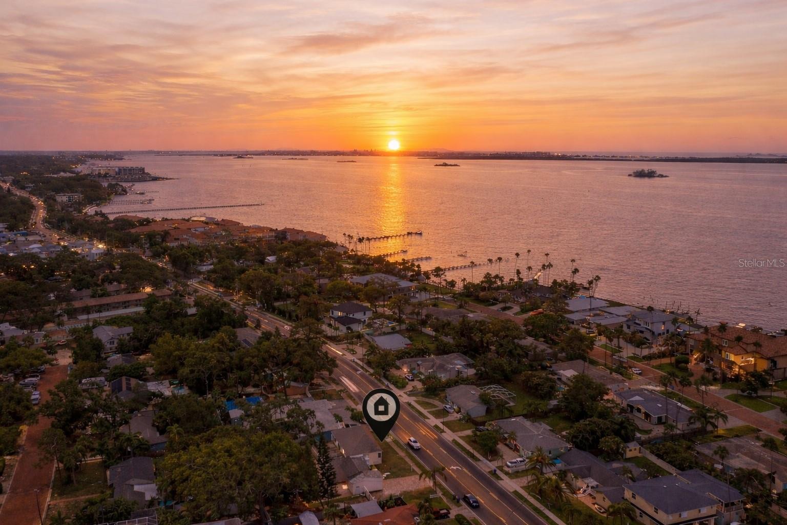 Clearwater Beach in the distance