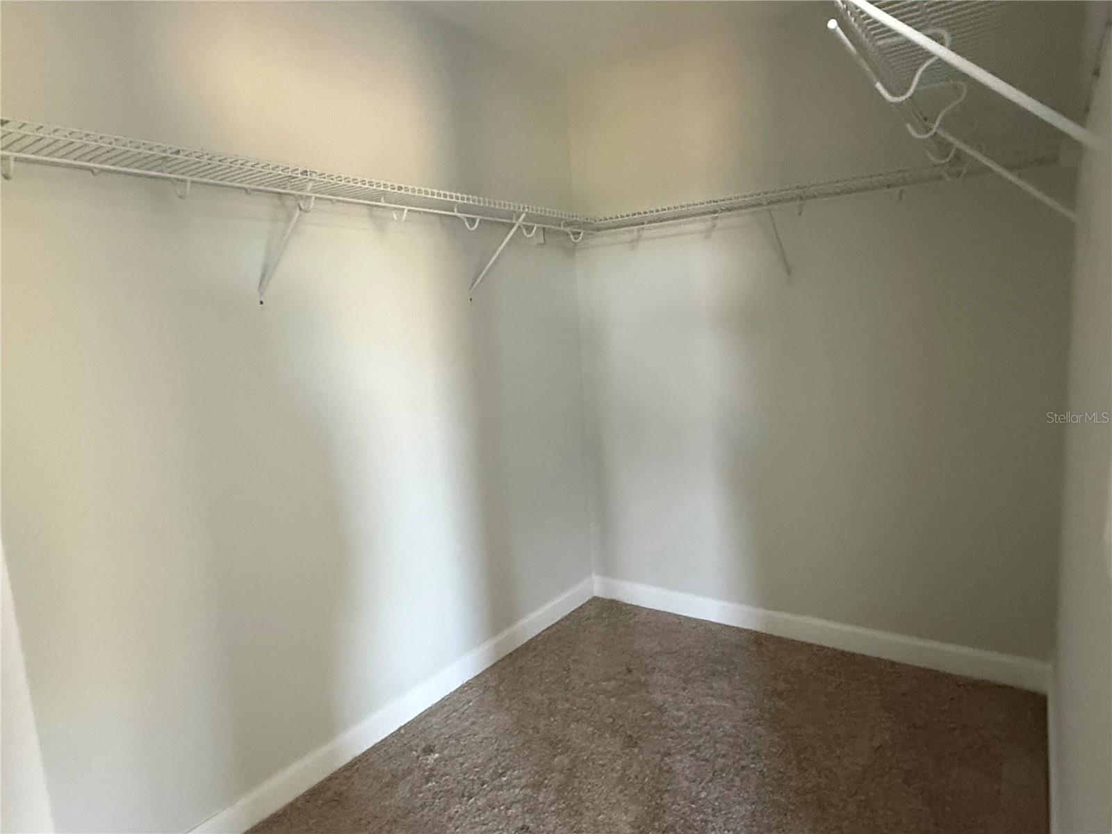 Primary walk-in closet