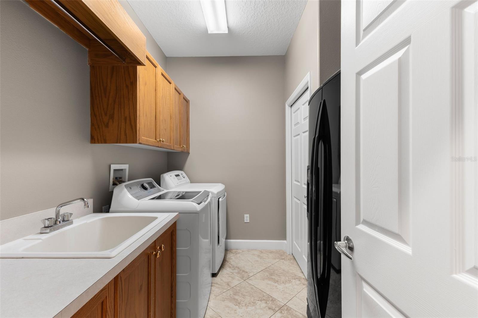 Laundry room off kitchen