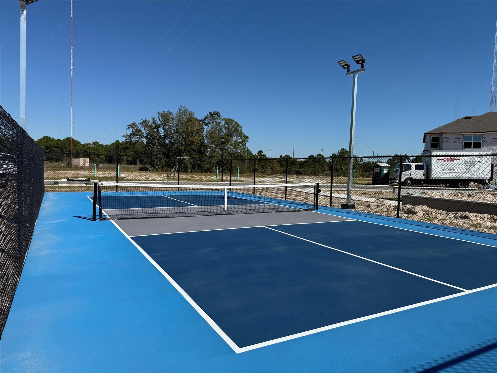 Community pickleball court