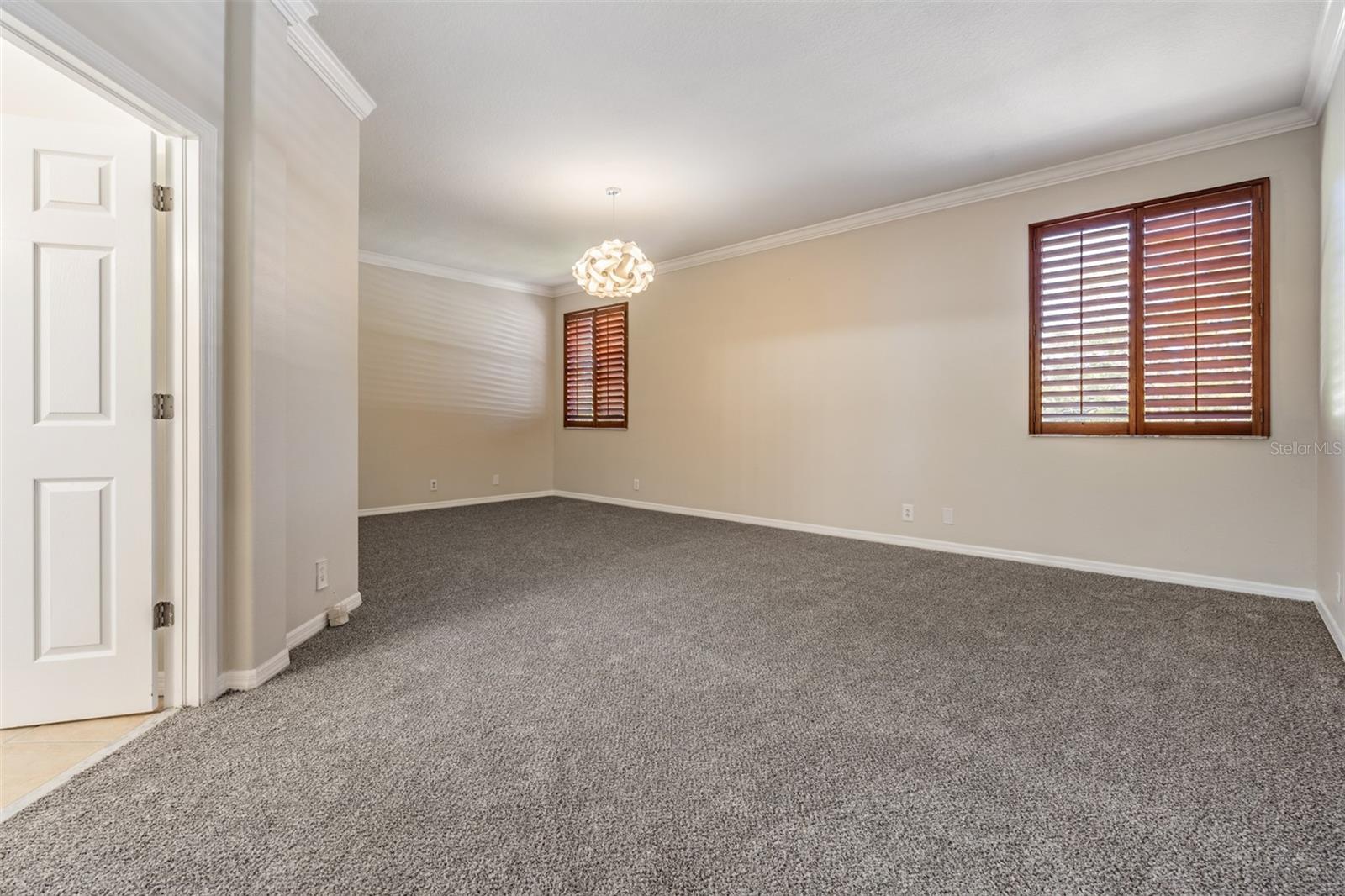 upstairs primary bedroom suite