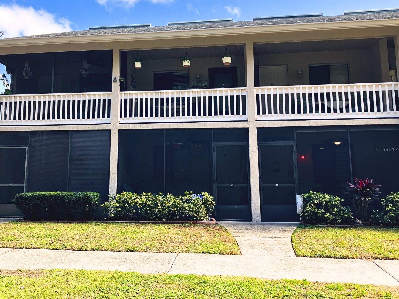 View of the wooded area facing West